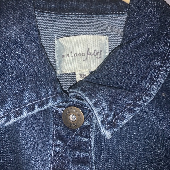 Madison Jules Jean Jacket~ size XS - Picture 3 of 3